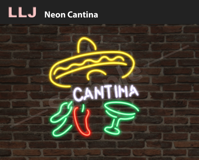 LLJ Neon Cantina