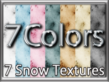 Zoy Texture [ Snow 10 ] Seamless - 7 Colors