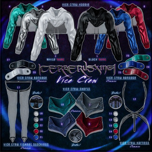 16. [CX] Vice Crew / Harness - Green / Freya