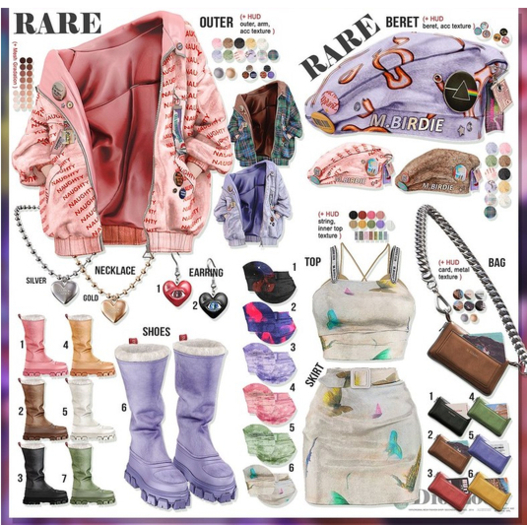 `M.BIRDIE / Dio look. EARRING 2