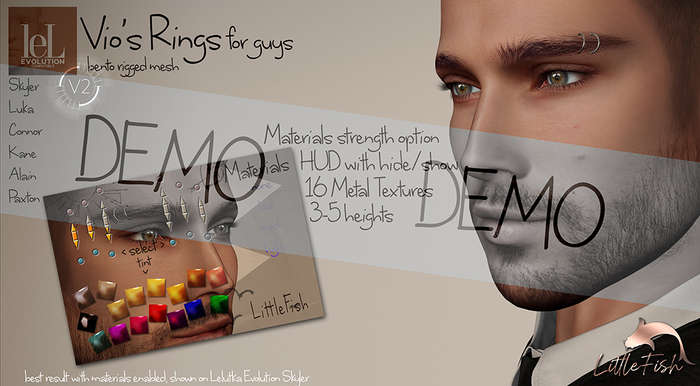 ~LF~ Vio's Rings DEMO (LeL Male)