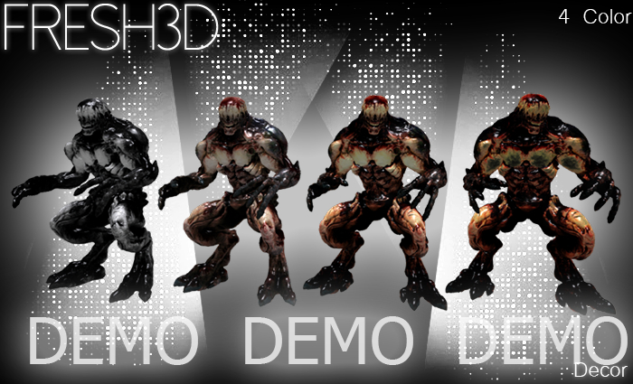 FRESH3D Alien Creature Boss DEMO