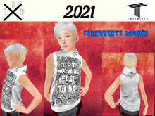 *LIP  Hoodie Sleevless  nothings TWEENSTER