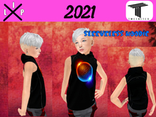 *LIP  Hoodie planet Sleevless TWEENSTER
