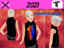 **LIP  Hoodie firelove Sleevless TWEENSTER