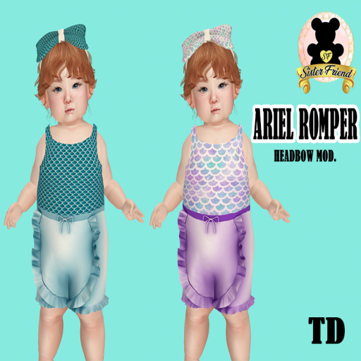 ARIEL Romper TD  purple