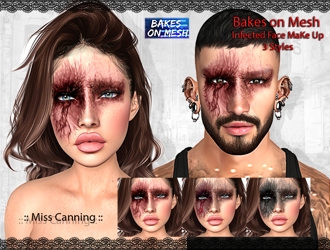 :: Miss Canning : [ Bakes on Mesh ] Infected face
