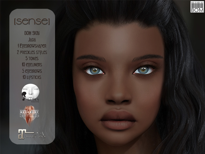 [SNS.BOU] Jada SKIN BOM Tone 08 (ADD) MAITREYA LEGACY LELUTKA