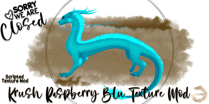 SWO Texture Mod Kit Krush Raspberry Blu for Jomo Dragon Quadruped v1