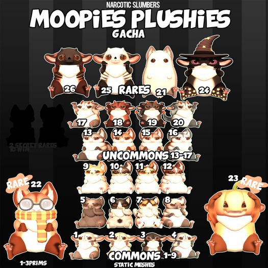{NS}Number  5. MOOPIES CATO GREY COMMONS