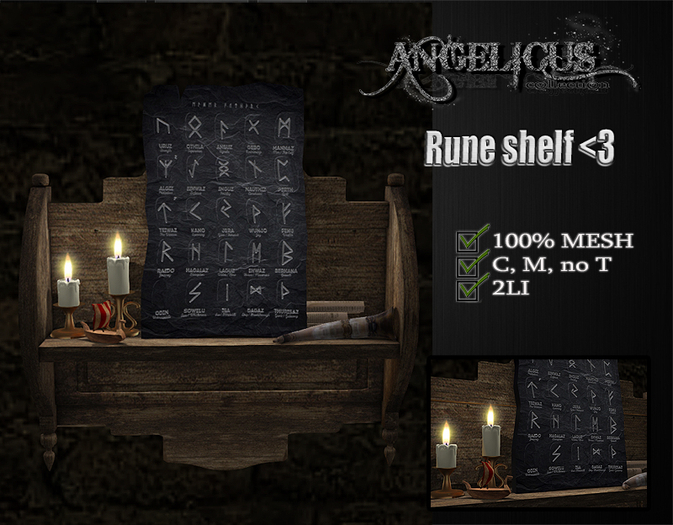 ::ANGELICUS:: Rune shelf <3