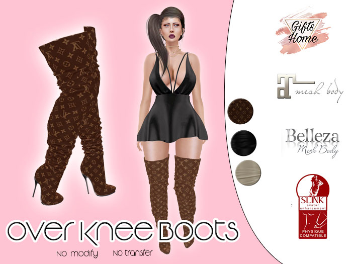 [GIFTS HOME] Over Knee Boots High Heel