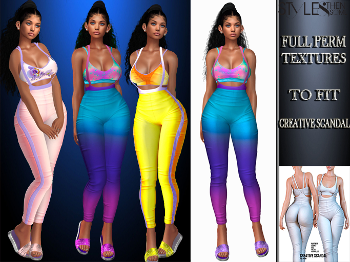 STYLES -CREATIVE SCANDAL. SET 2-Texture v1 FULL PERM