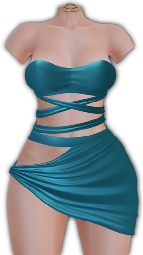 [Ahroun Designs] Marika Outfit Deep Sky Blue
