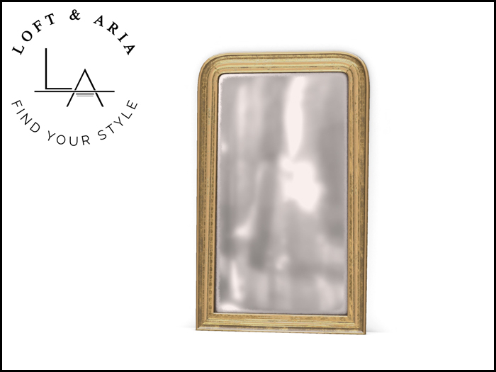 Loft & Aria - Kendall Mirror Brass