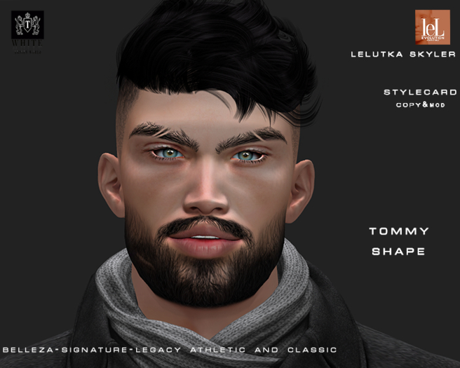 ::TW:: TOMMY SHAPE FOR LELUTKA  HEAD SKYLER 2.5