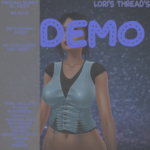 [L.T] Megan Shirt & Vest - DEMO (ADD ME)