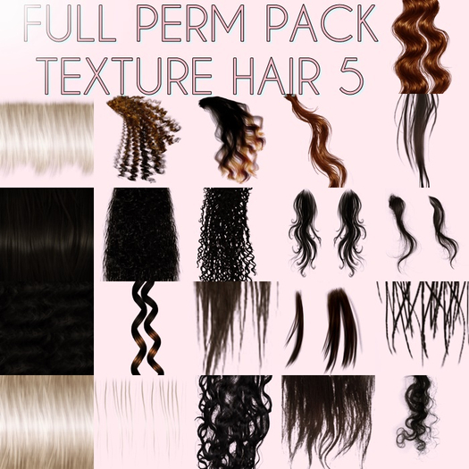 Pack ( Hair Textures ) FULL PERM 5