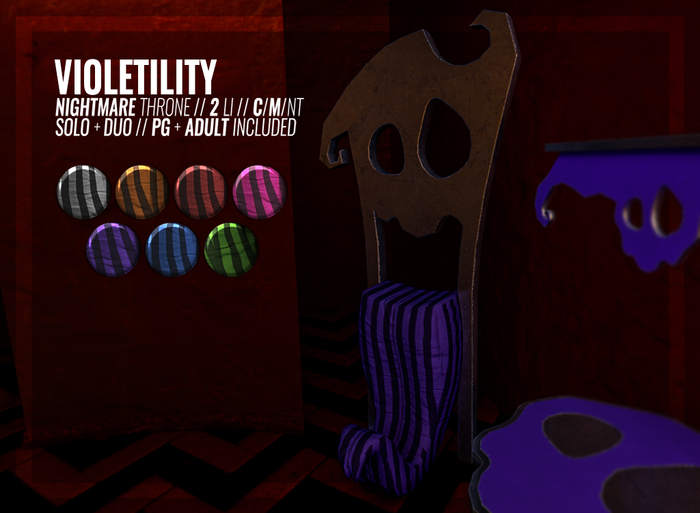 Violetility - Nightmare Furniture Set