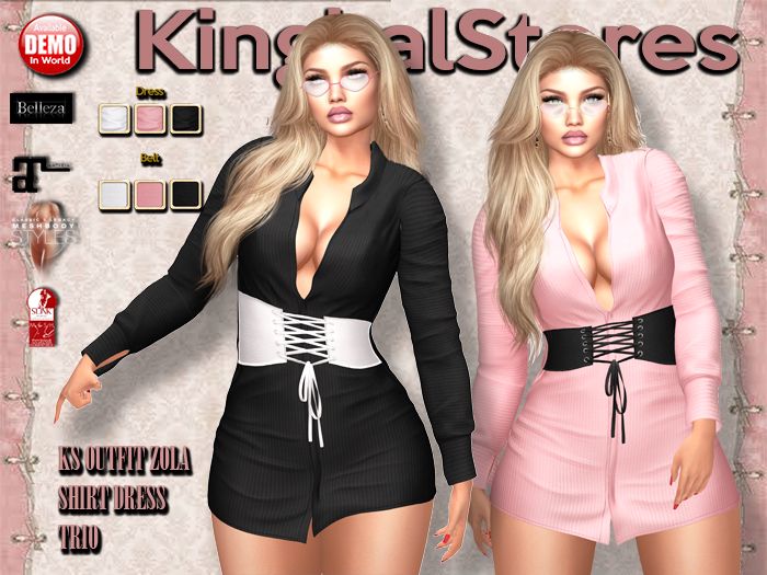 KS OUTFIT ZOLA SHIRT DRESS TRIO