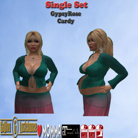 [*G&L*] GREEN BOHO GYPSY ROSE CARDY (LOVE MOMMA, MAITREYA, SLINK)