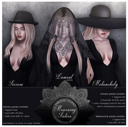 Tableau Vivant - Mourning Sisters - Sorrow - Fades