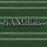 Zoy Texture [ Striped Knit 04 ] Seamless - Moss Green