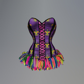 Fleur de Lis Mardi Gras Maitreya Corset