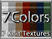 Zoy Texture [ Striped Knit 04 ] Seamless - 7 Colors