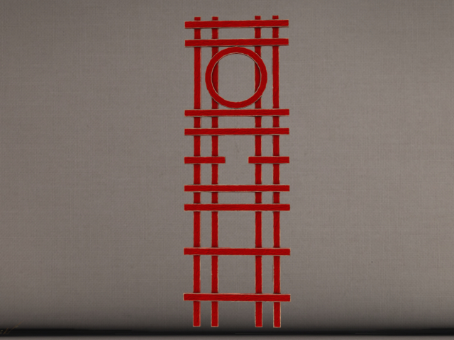 Garden Oriental Decor (red)