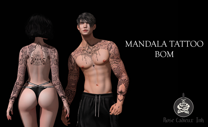 Rose Ink- "Mandala tattoo" BOM
