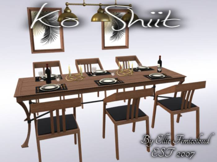 [KO SHIIT] Landon Dining Set