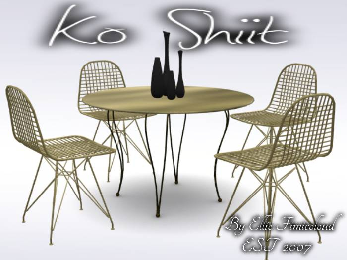 [KO SHIIT] Shandy Dining Set
