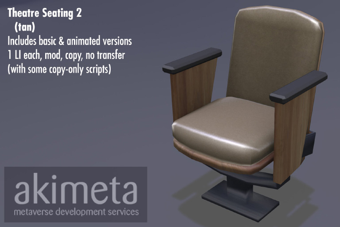 [ Akimeta ] Theatre Seating 2 (TAN)