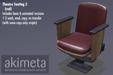 [ Akimeta ] Theatre Seating 2 (RED)