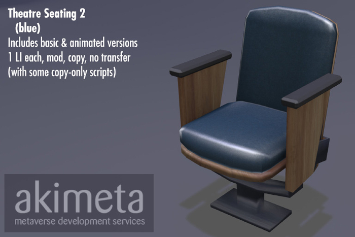 [ Akimeta ] Theatre Seating 2 (BLUE)