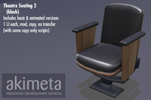 [ Akimeta ] Theatre Seating 2 (BLACK)