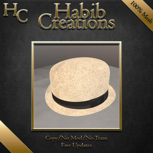 HC Classic Bowler Hat Cream