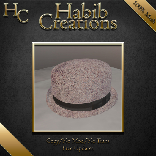 HC Classic Bowler Hat Gray