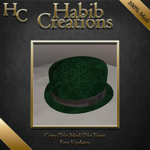HC Classic Bowler Hat Green