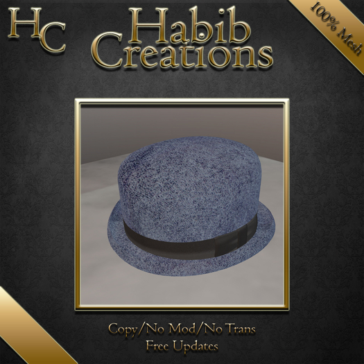 HC Classic Bowler Hat Slate