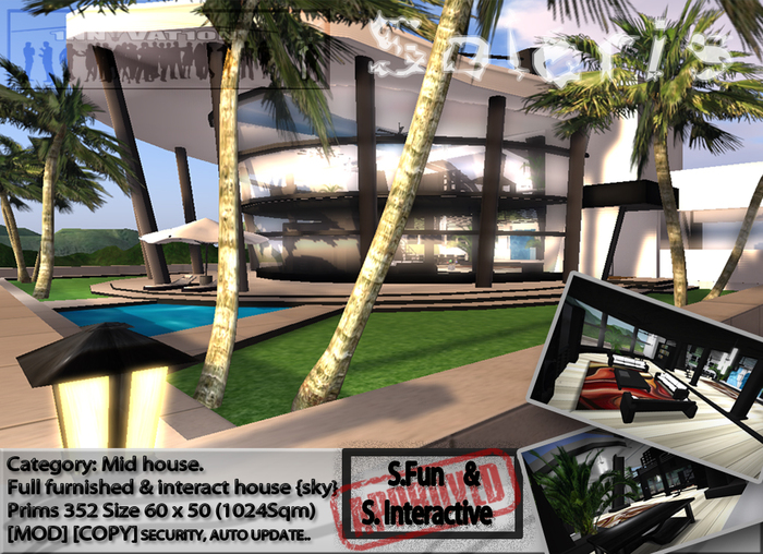 PROMO .: SOLARIS :.  Full furnished & interactive house - skybox  1NNOVAT1ON Design home.  