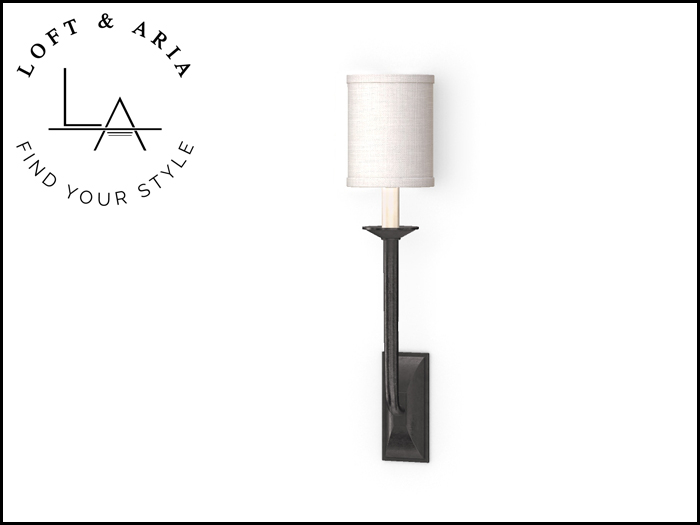 Loft & Aria - Kendall Sconce Black