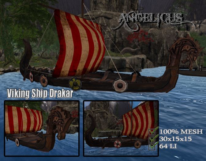 ::ANGELICUS:: Viking Ship Drakkar  <no Copy>
