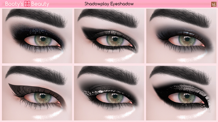 *Booty's Beauty* [Lelutka Evolution] Shadowplay HD Eyeshadow