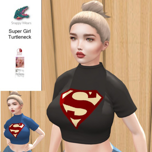 Snappy \\ Supergirl Turtleneck top
