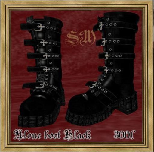 .::SM::. ALONE BOOT PRETA male boots - resell box
