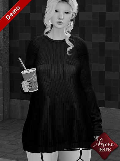 [Ahroun Designs] Megan Sweater Dress DEMO