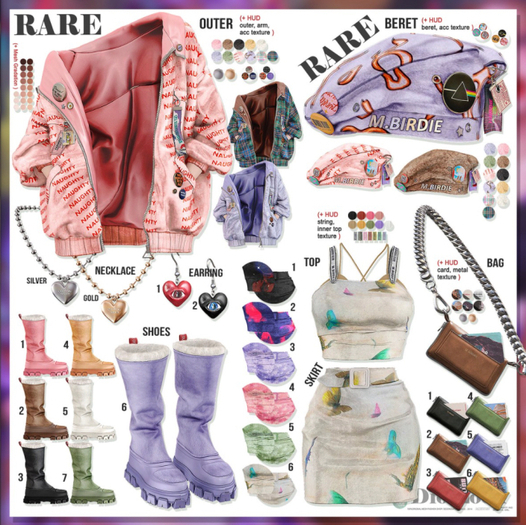`M.BIRDIE / Dio look. BERET RARE