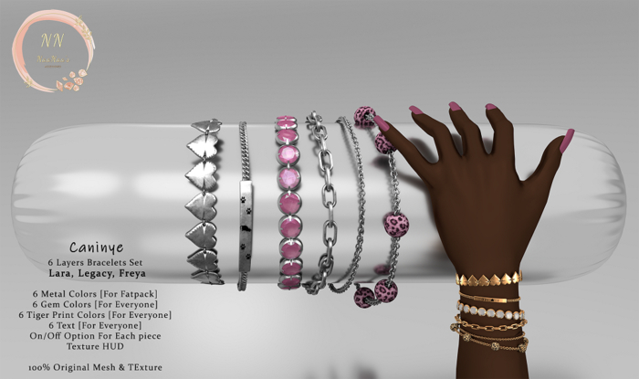 NaaNaa's Caninye Bracelets [Gold]